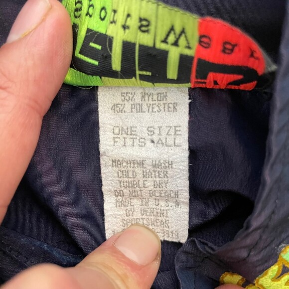 Vintage 90s Surf Gear International Bodywear Deep Purple Fluorescent - Picture 5 of 9